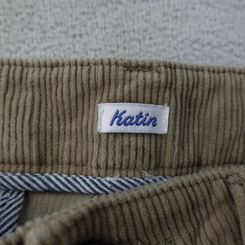 Katin Corey Corduroy Pants Mens 32x31 Khaki Tan Stretch Slim Straight Surf
